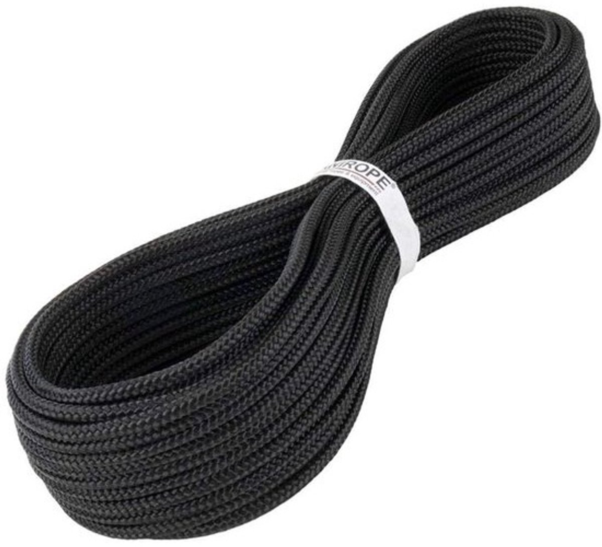 PP-touw - Multibraidkoord - Voor diverse toepassingen - 16-voudig gevlochten - 4 mm, 50 m - Zwart