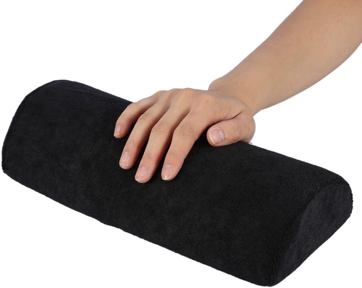 Zachte en Wasbare Handsteun voor Nagelkunst, Verwijderbaar Kussen voor Nagelsalon, Comfortabele Armsteun voor Perfecte Nagels