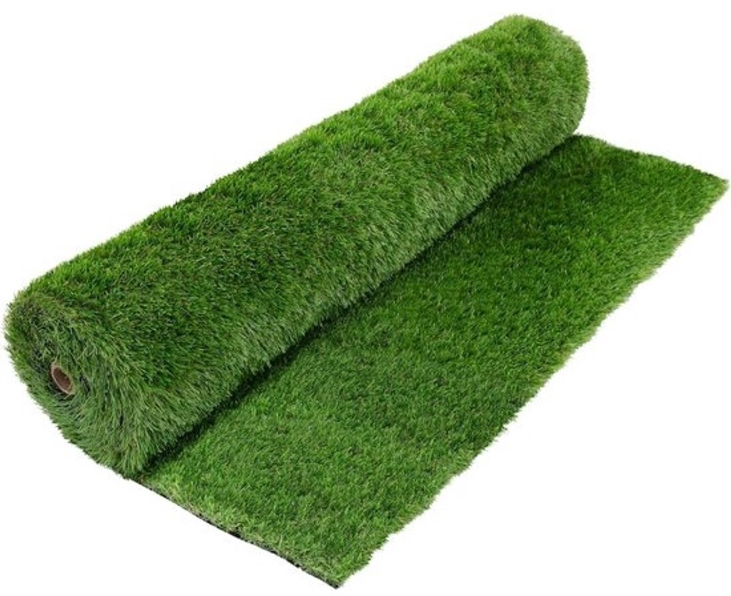 Kunstgras Rol - Nepgras Grastapijt - Tuin Balkon Terras - Natuurlijk Uiterlijk Dicht - 100x300 cm - Groen