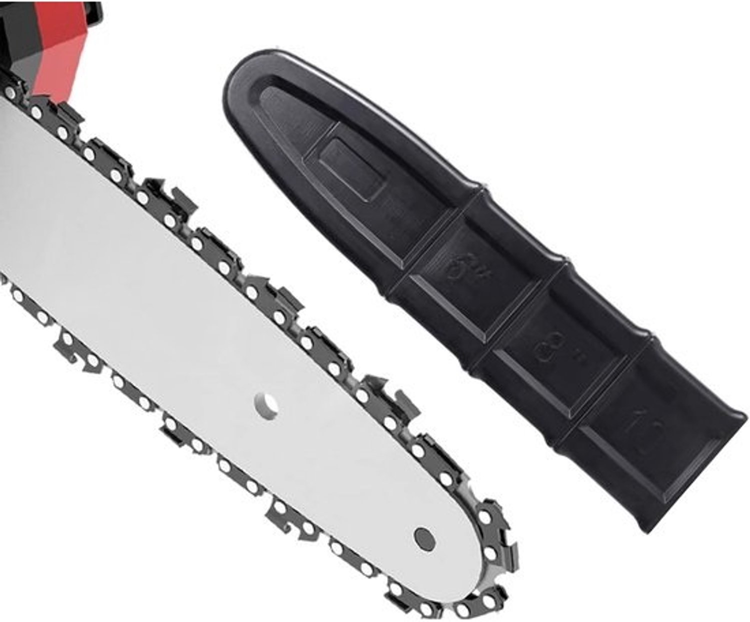 Kettingzaag Bar Beschermhoes - Plastic Schede Protector - Zaag Beschermen - Duurzaam ABS Materiaal - 6 8 10 Inch - Zwart