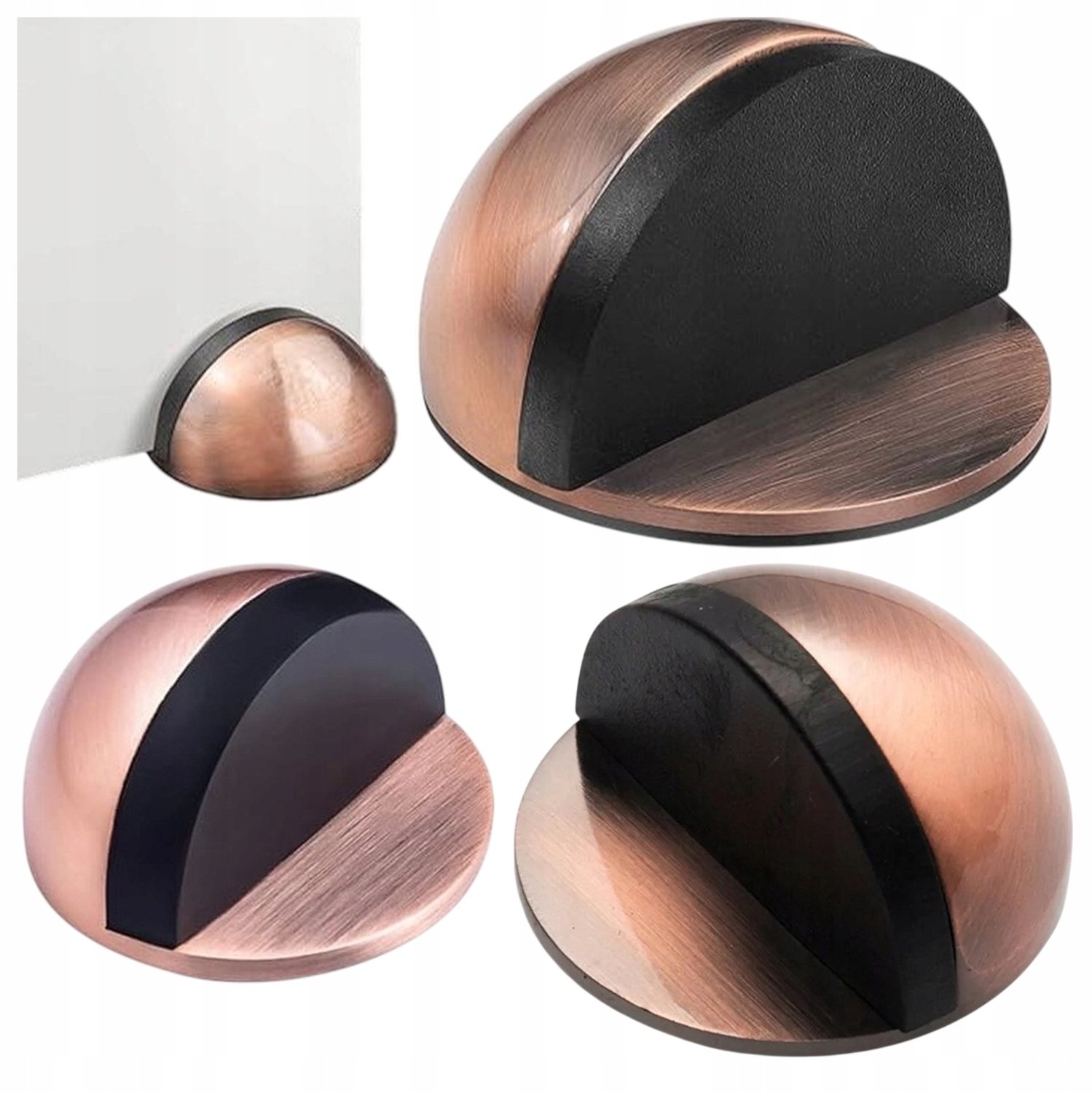 Zelfklevende Deurstopper - Koperkleurig, Aluminium/Zink Legering