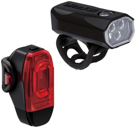 Lezyne KTV Drive Pro 300 + KTV Drive - Fietsverlichting set - Fietslicht - Fietslicht voor en achter - Waterdicht - 300 Lumen - Zwart — afbeelding 5