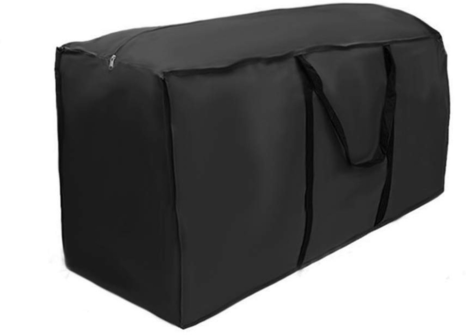 Famanu Opbergtas voor tuinkussens van 210D Oxford, waterafstotende beschermhoes met handgrepen, 173x76x51 cm, geschikt voor tuinmeubelen en decoraties wit
