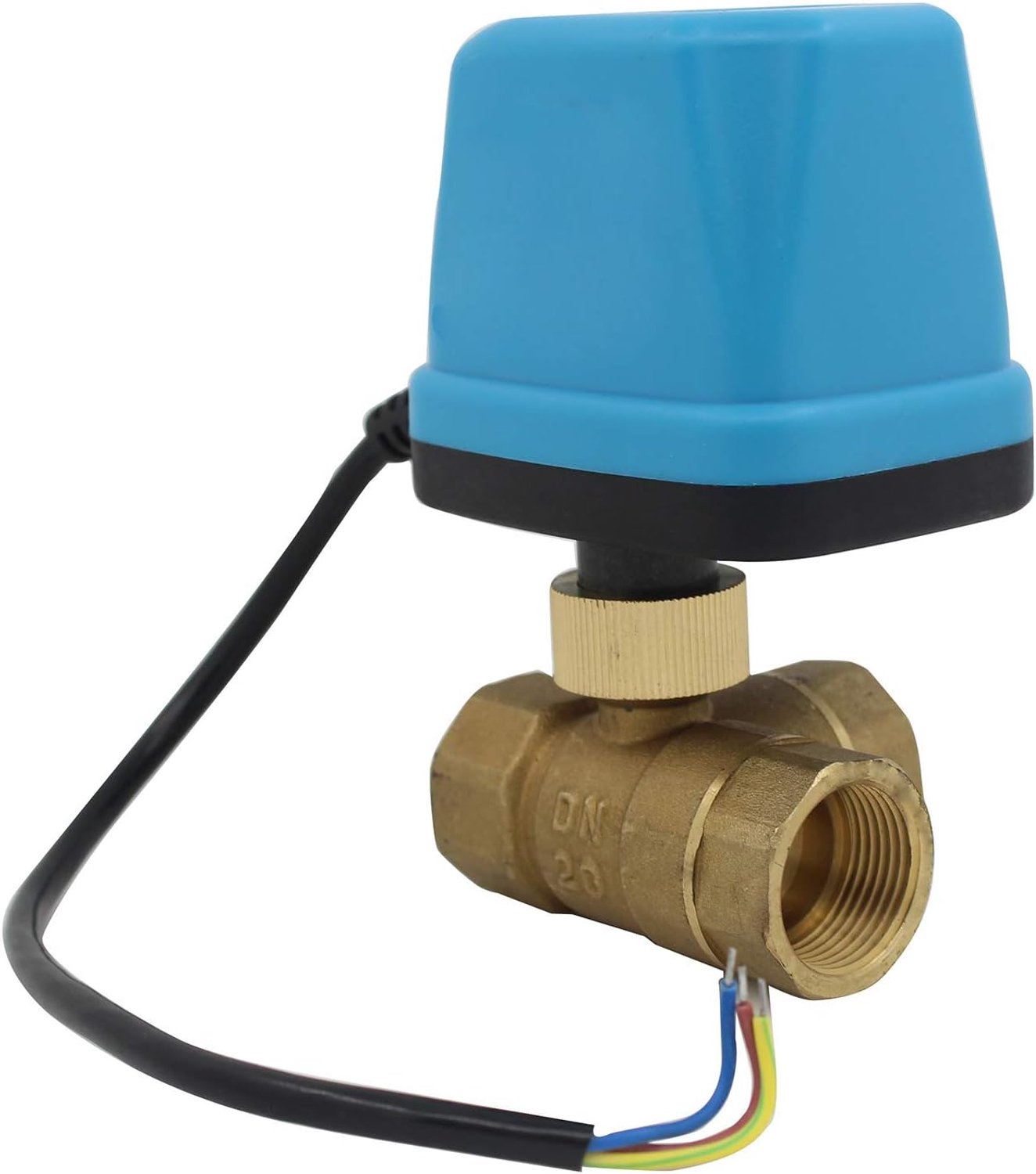 Kogelkraan met actuator 3 weg klep zoneventiel elektrische kogelkraan afsluiter motorkogelkraan 1/2 3/4 1 1-1/4 1-1/2 - ShopVlot