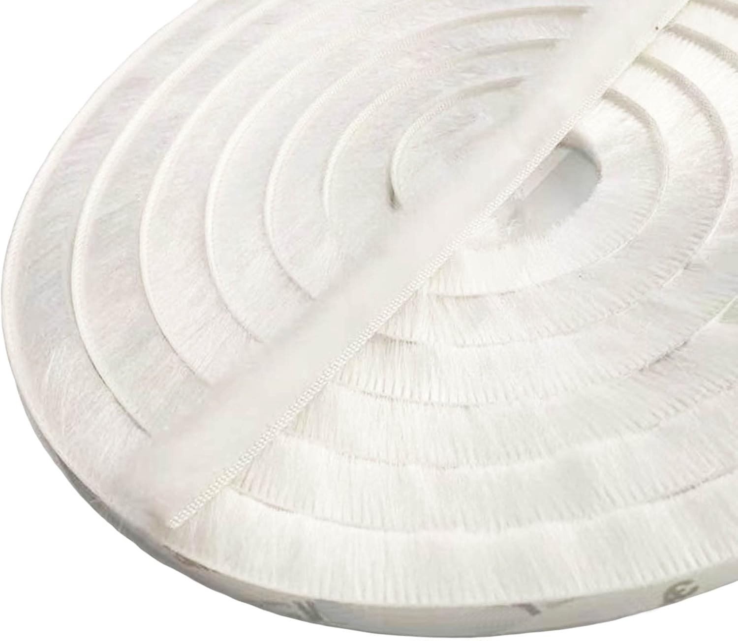 Deurstrip Tochtwering - Wit - 5000 mm x 9 mm x 15 mm - Zelfklevende Borstelafdichting - Voor Deuren en Ramen
