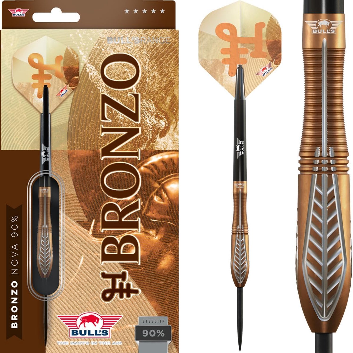 Steeltip dartpijlen 22g - 90% tungsten - optimale nauwkeurigheid - perfect voor competitie - ShopVlot