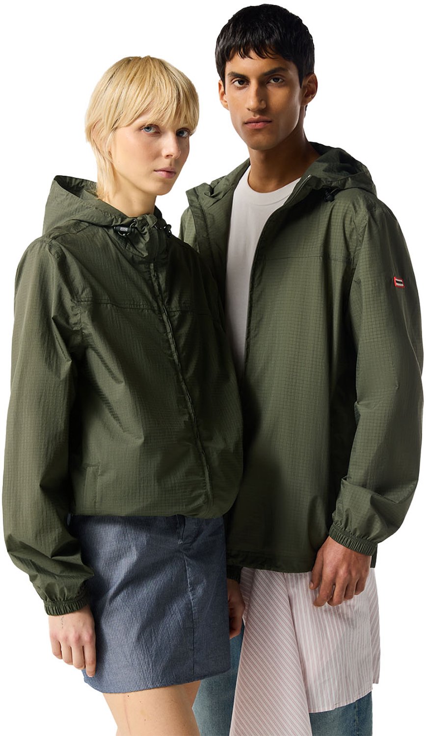 Packable Rain Jacket Unisex Jas Nylon Waterdicht Groen