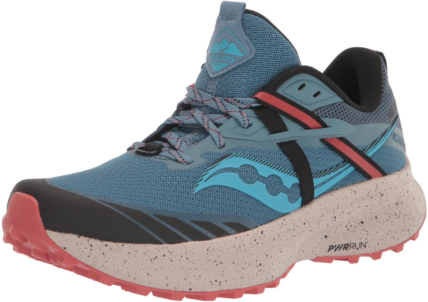 Saucony Ride 15 TR W Hardloopschoen – 41 Mineraal / Citroen