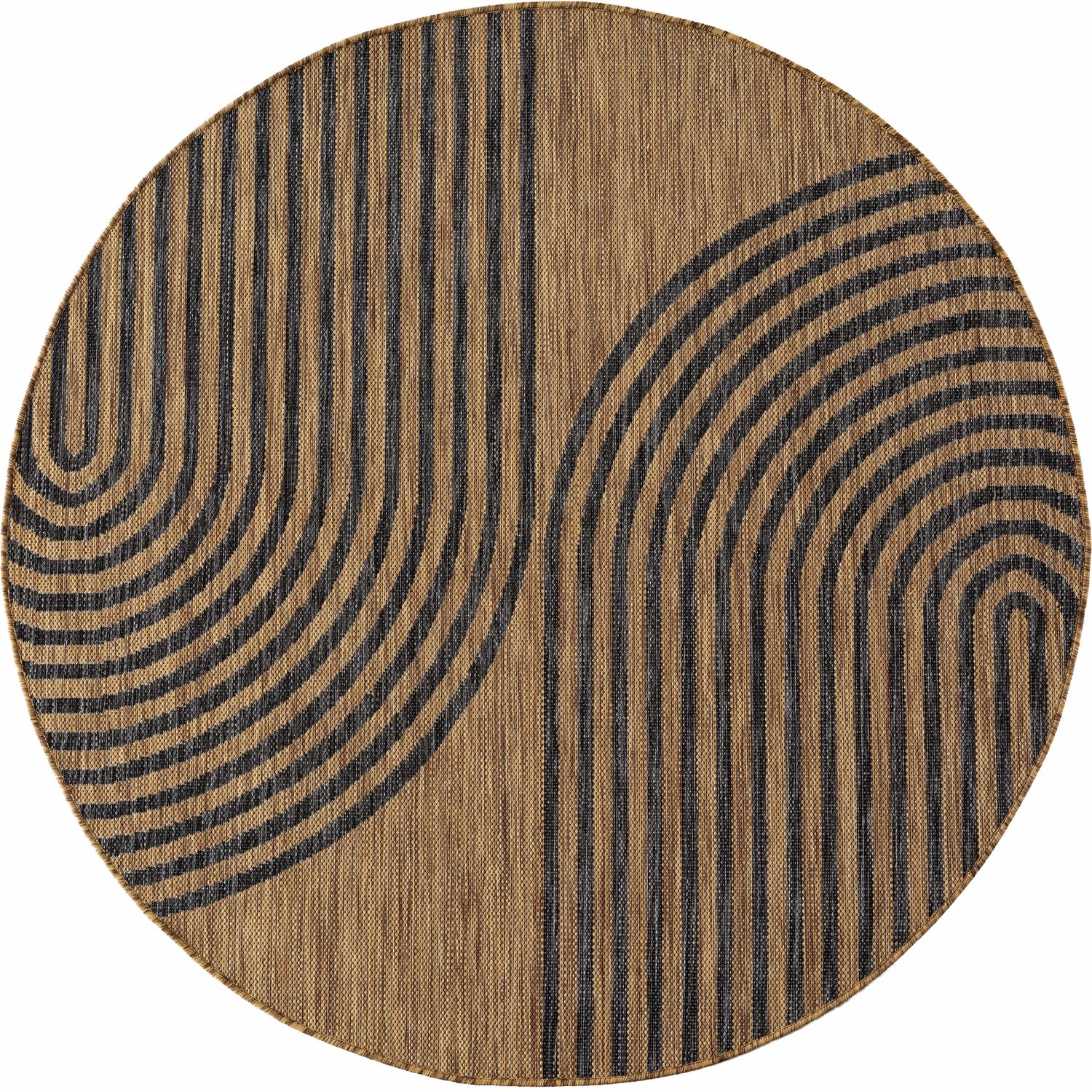 Ayyildiz Buitenkleed Mira (rond, zwart 1453) - ⌀ 200 cm