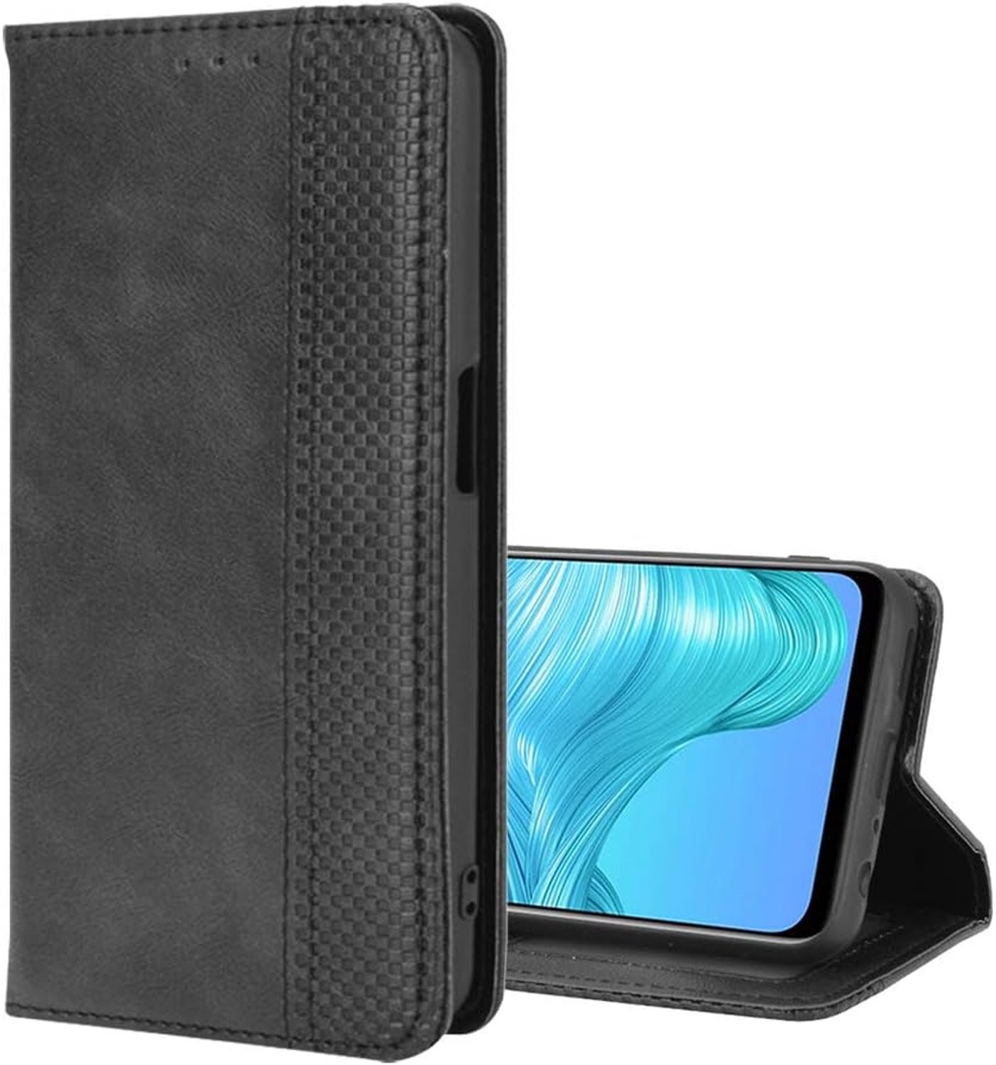 Portemonnee-hoes voor Cubot A40, flip retro stijl portemonnee magnetische hoes, hoesjes portemonnee PU-lederen - ShopVlot