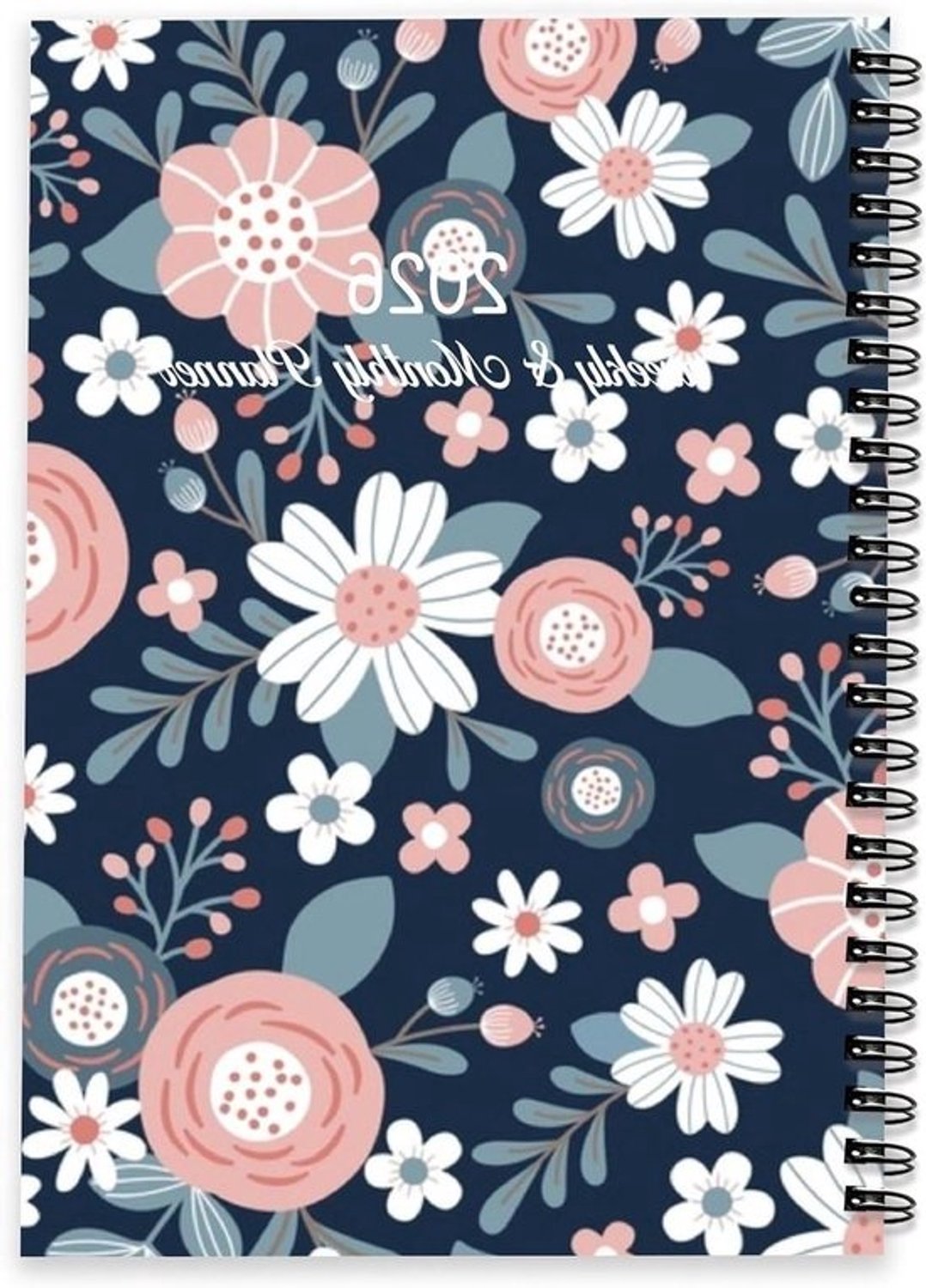 Notitieboek A5 - Agenda Planner - Dagelijkse Planning - 18 Maanden Planner - 21 x 148 cm - Zomer Lente Bloem