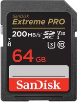 SANDISK Extreme Pro - SDXC - 64GB - 200/90 mb/s - V30