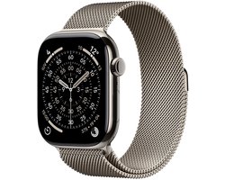 Apple Watch 11 - Wifi + 5G - 46mm - Titanium Case with Natural Milanese Loop - M/L