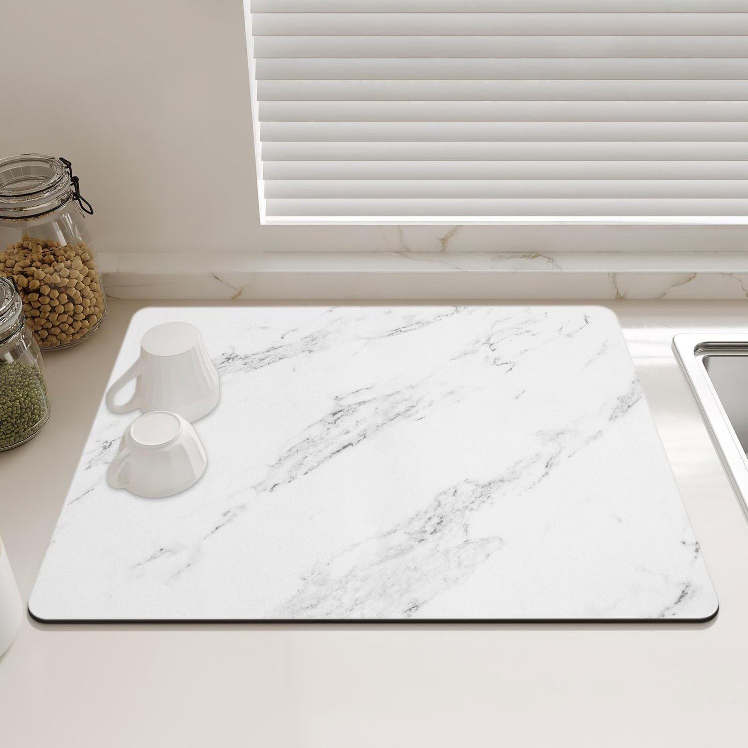 Afvoer Mat voor Keuken en Badkamer met Sneldrogende Eigenschappen