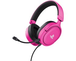 Trust GXT 498P Forta - Gaming Headset - Bedraad - Official Licensed voor PS5 - 50mm drivers - Over-ear - Roze