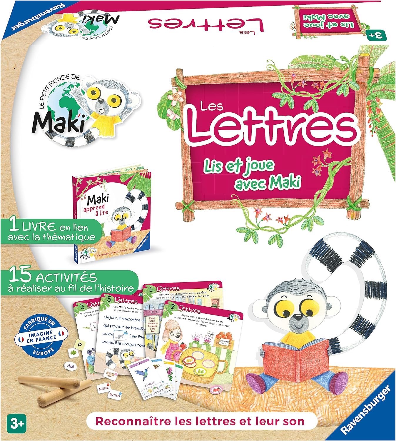 Ravensburger Maki Leert Lezen - Letters - Educatief Kinderspel vanaf 3 jaar