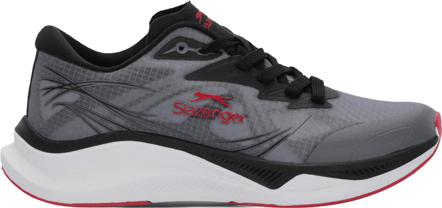 Slazenger Wilson Heren Sneakers - Donkergrijs / Zwart