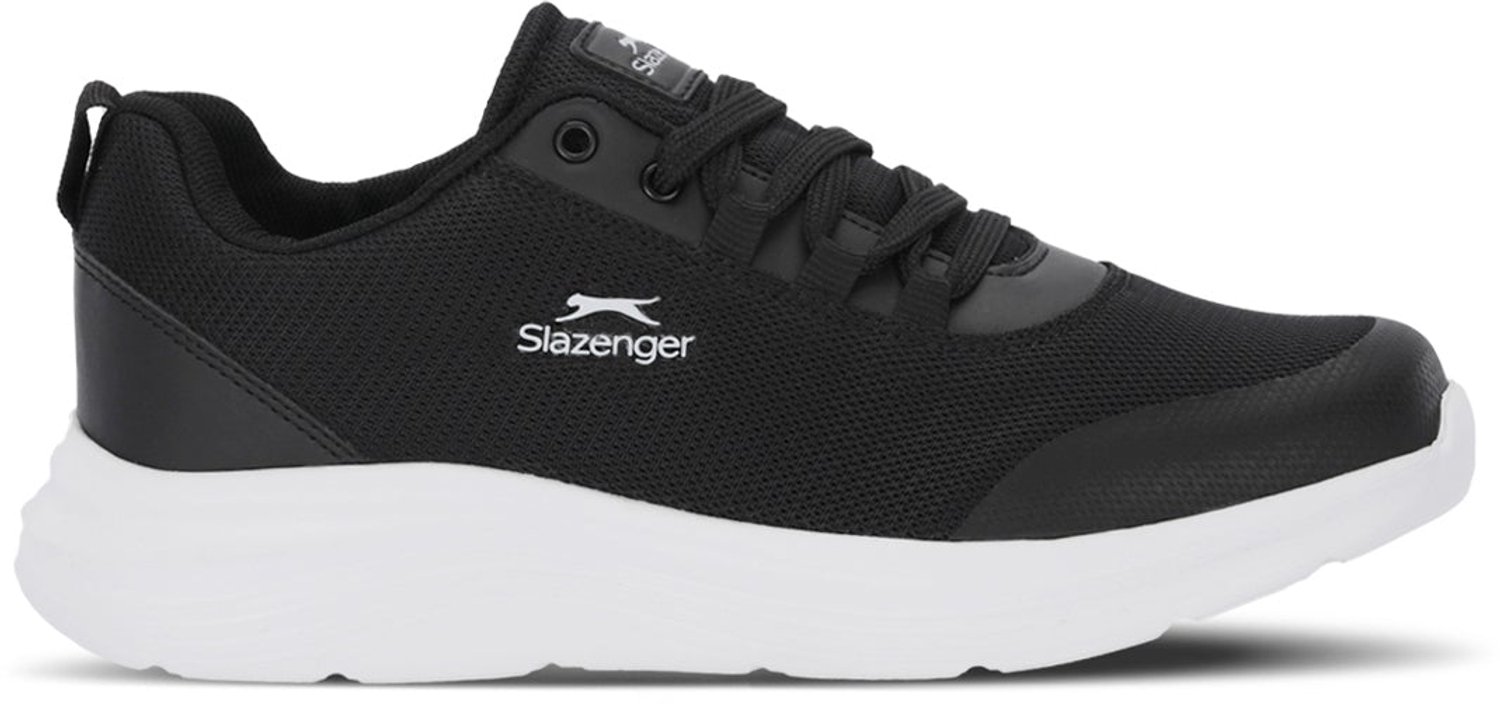 Slazenger Plank Junior Hardloopschoenen - Zwart / Wit
