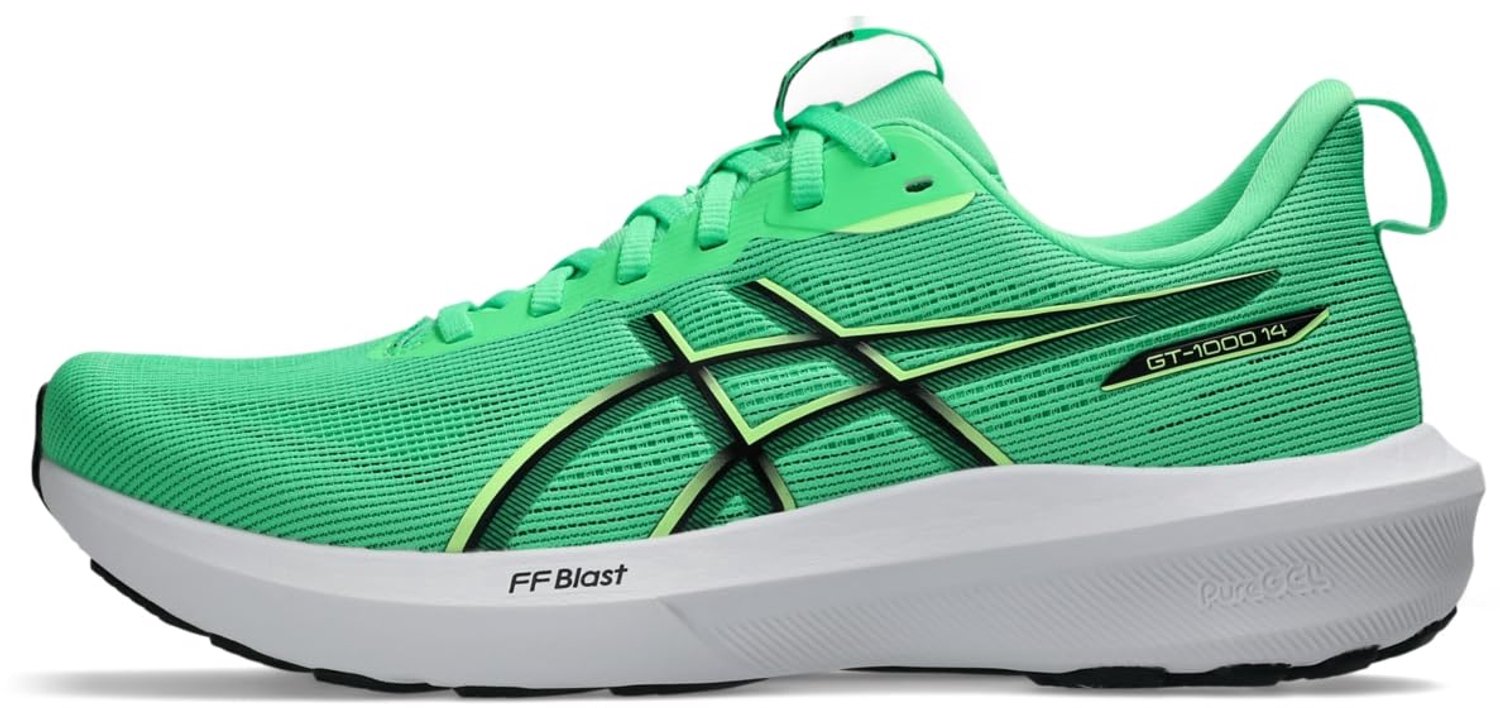 Asics GT 1000 14 Hardloopschoen Vital /Illuminate 46 1/2 Groen