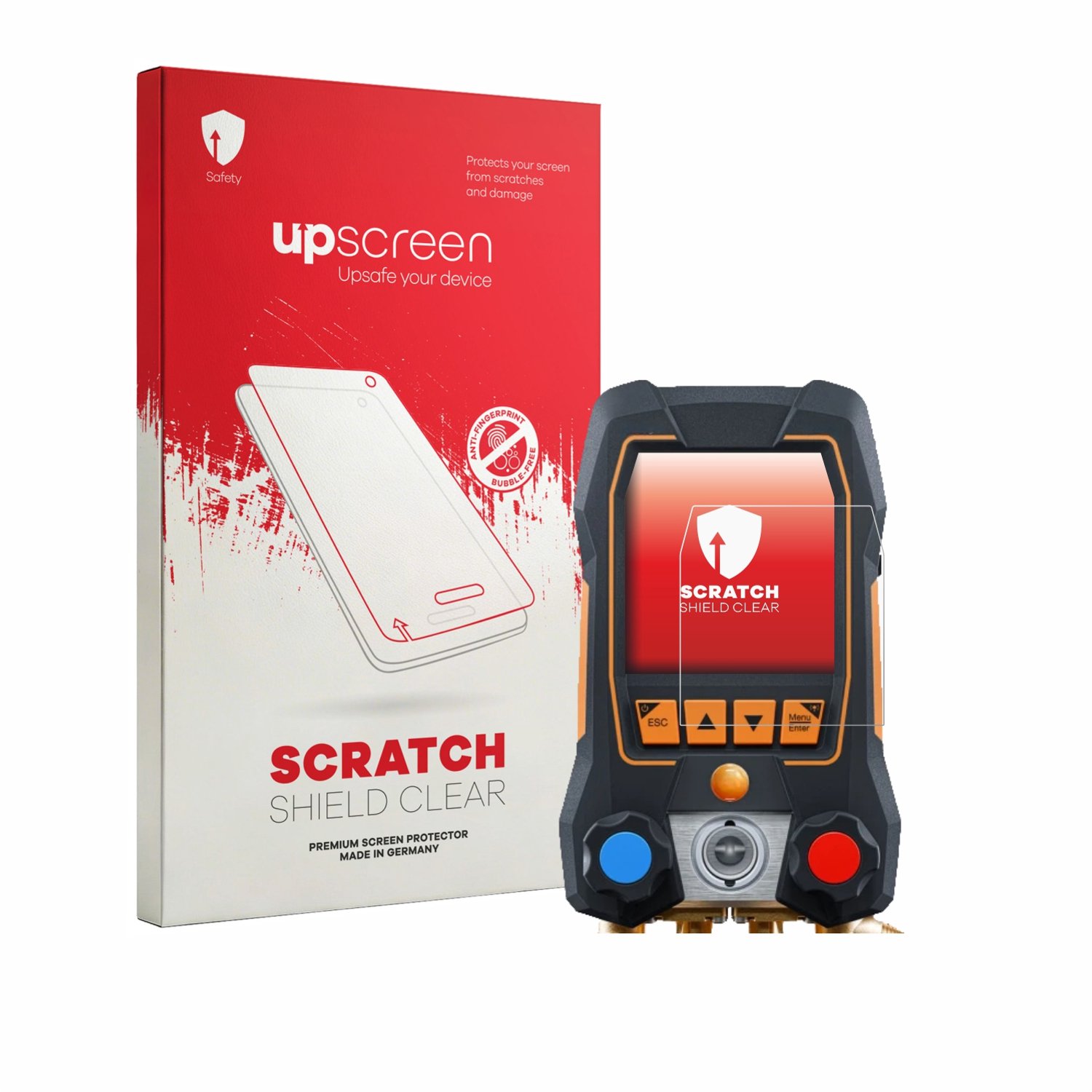 upscreen - Screenprotector voor Testo 558s - Folie Beschermfolie transparant