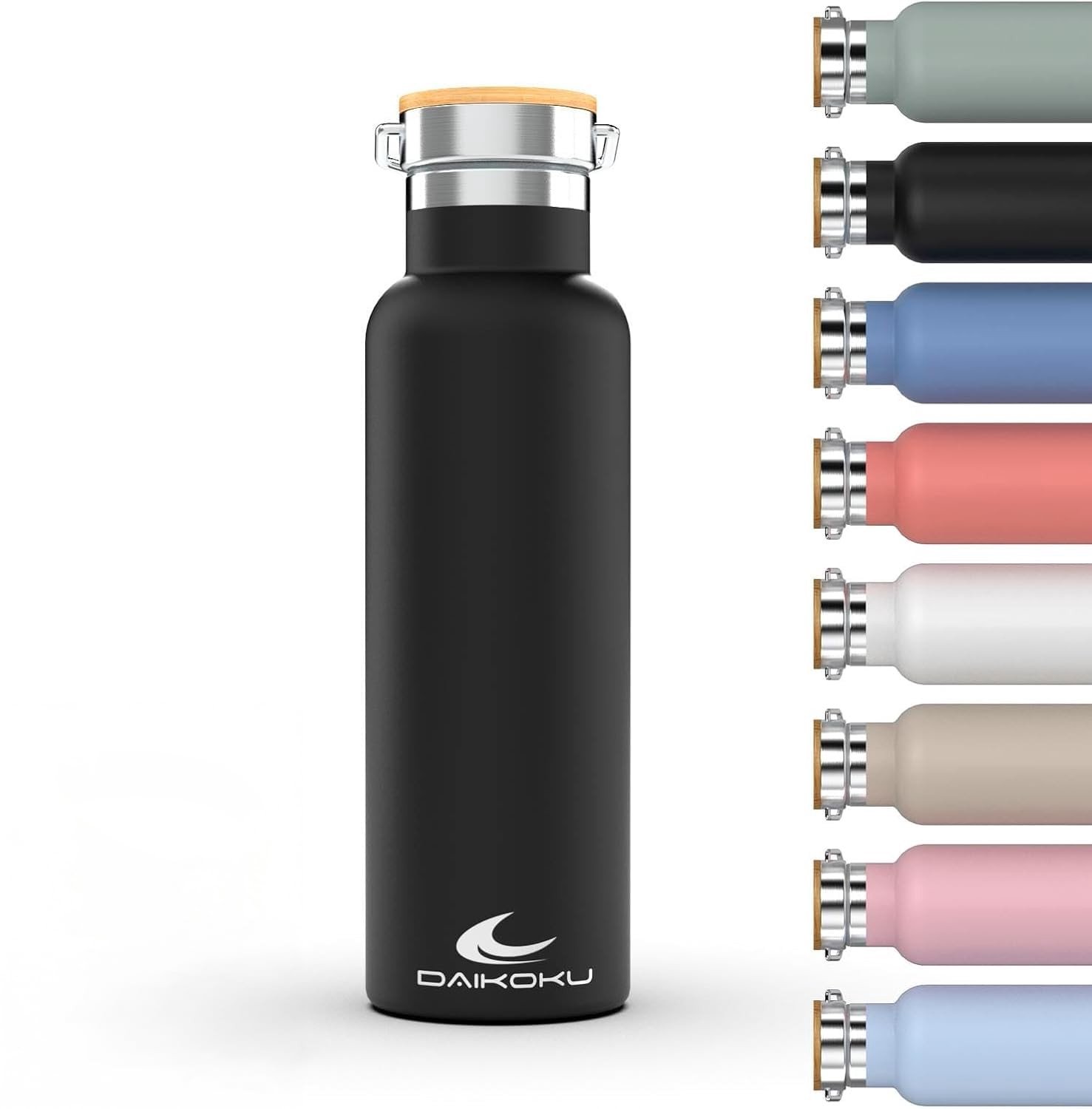 RVS Thermosfles 750ml met Twee Caps