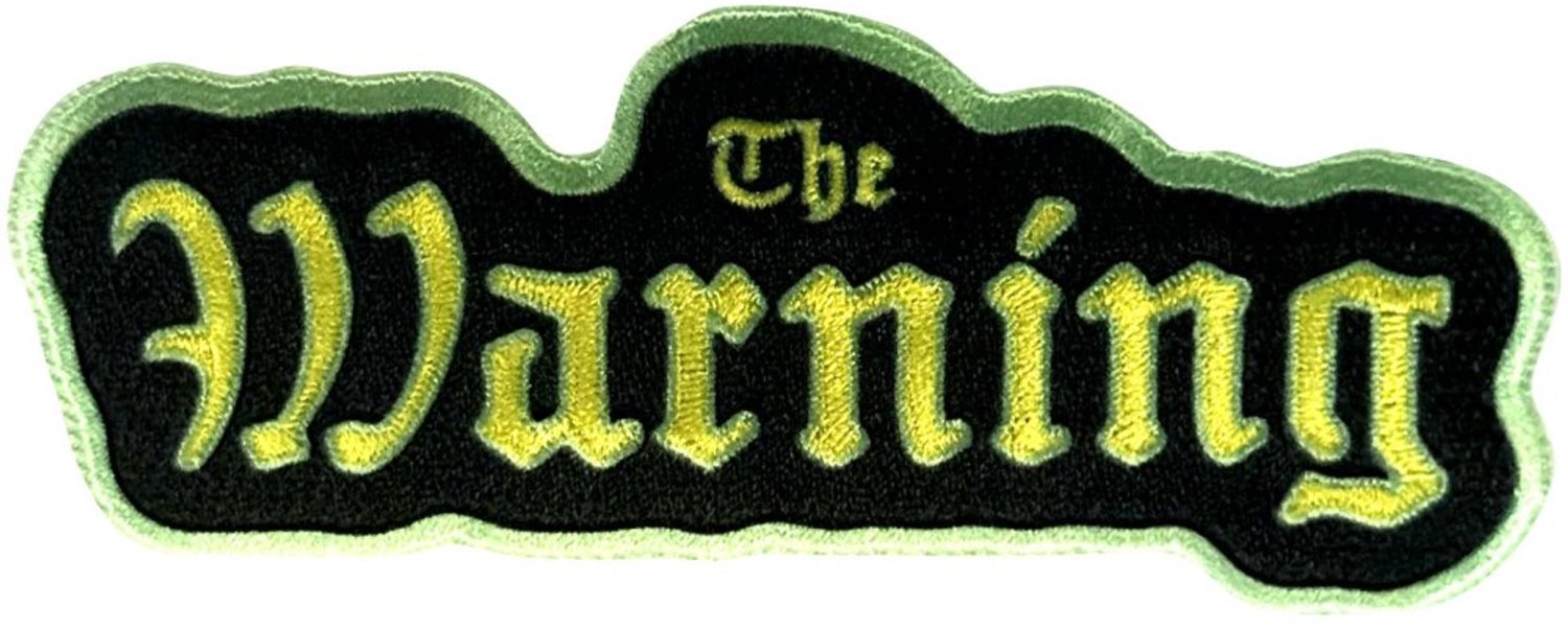 The Warning - Logo Patch - Zwart/Groen