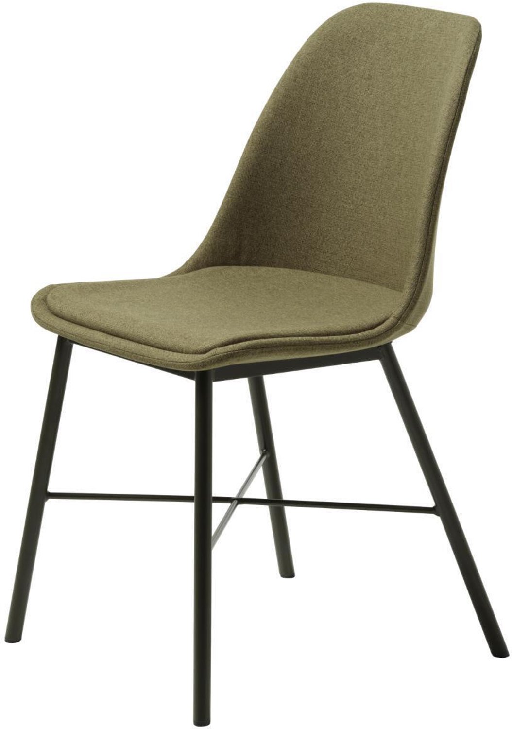 Giga Living Eetkamerstoel Groen - Draaggewicht 110kg - 54x47x83,5cm - Set van 2