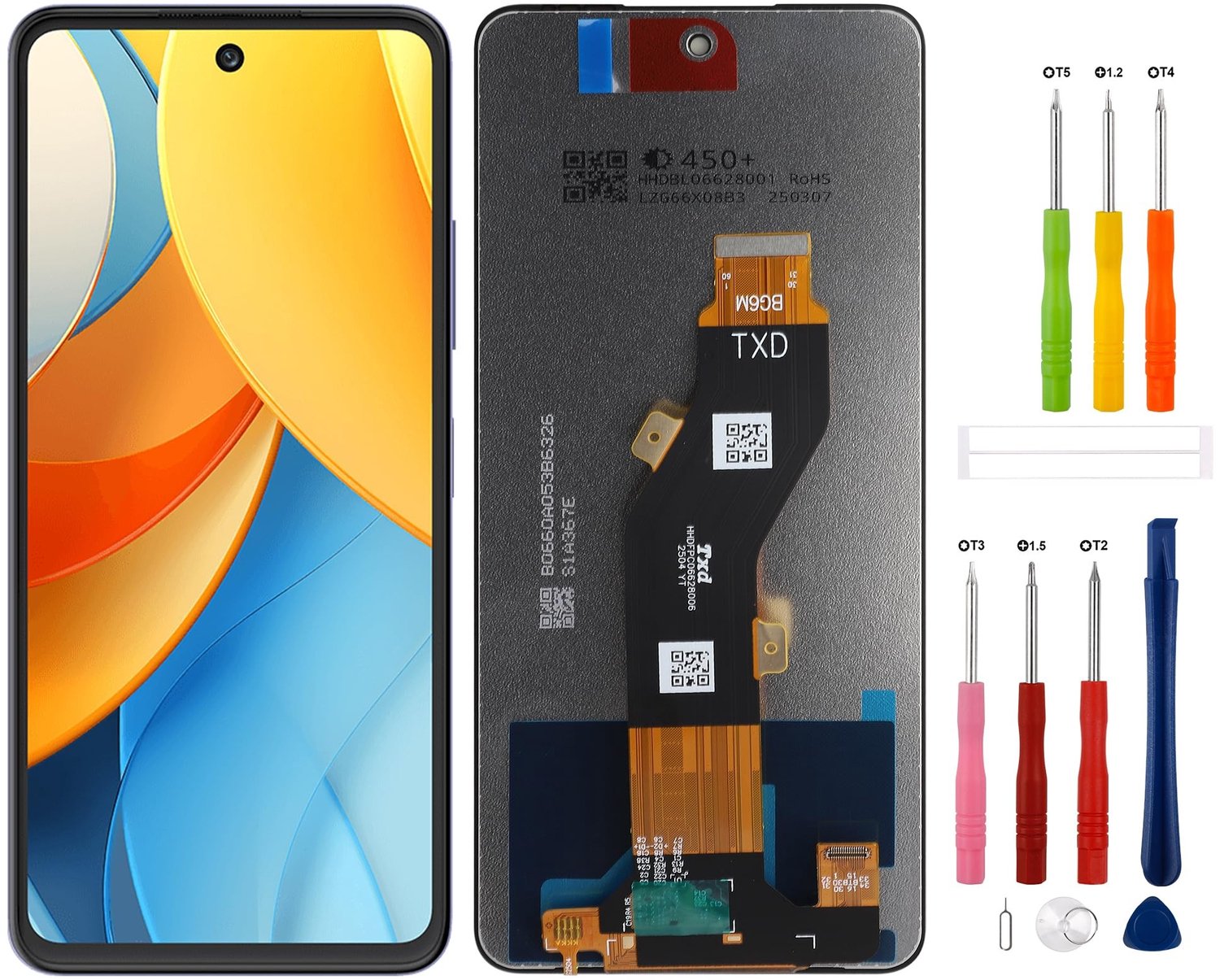 LCD Display Compatibel met V60 en Blade A75 met Gereedschap