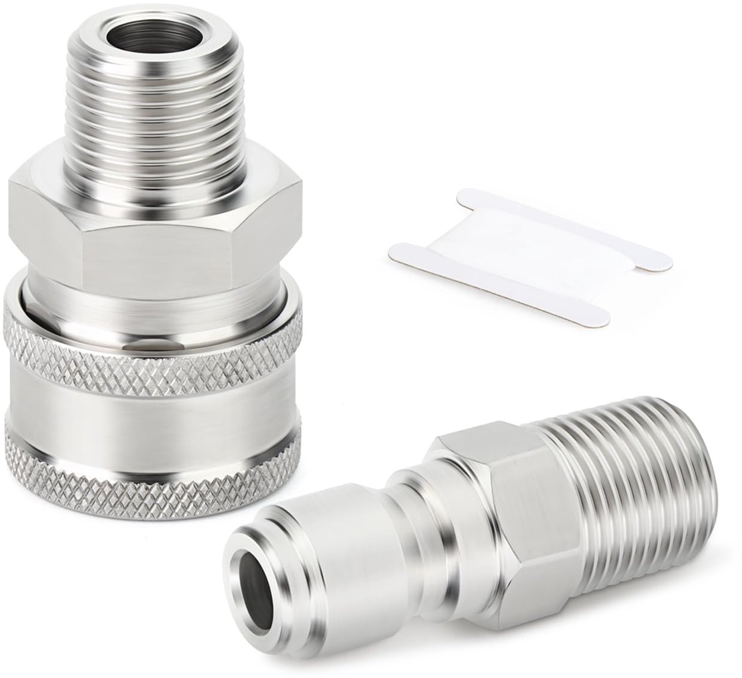 Hogedrukreiniger Slang Fitting Kit 3/8" BSP Roestvrij Staal
