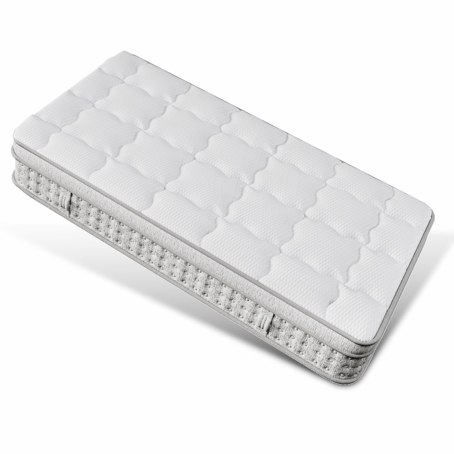 Maisentiel Pocketveringmatras 90x200 cm - 25 cm - H3 - 7 zones met koudschuim Wit