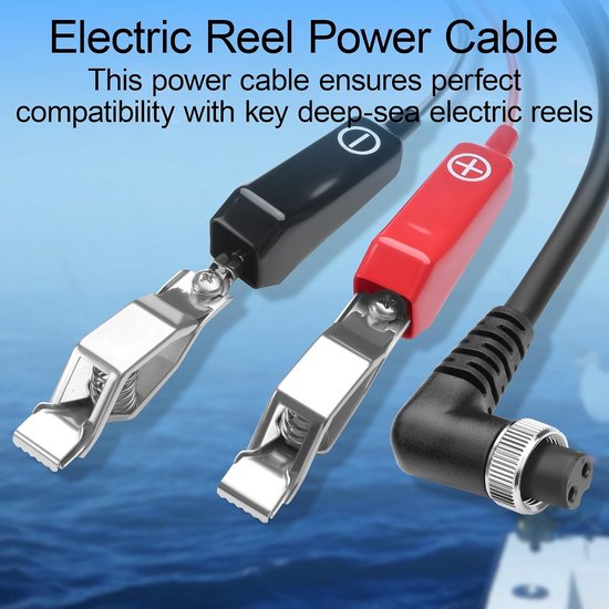 Elektrische visserij reel netsnoer van 10FT - Krachtige visserij kabel voor optimaal vissen en gemak — afbeelding 2