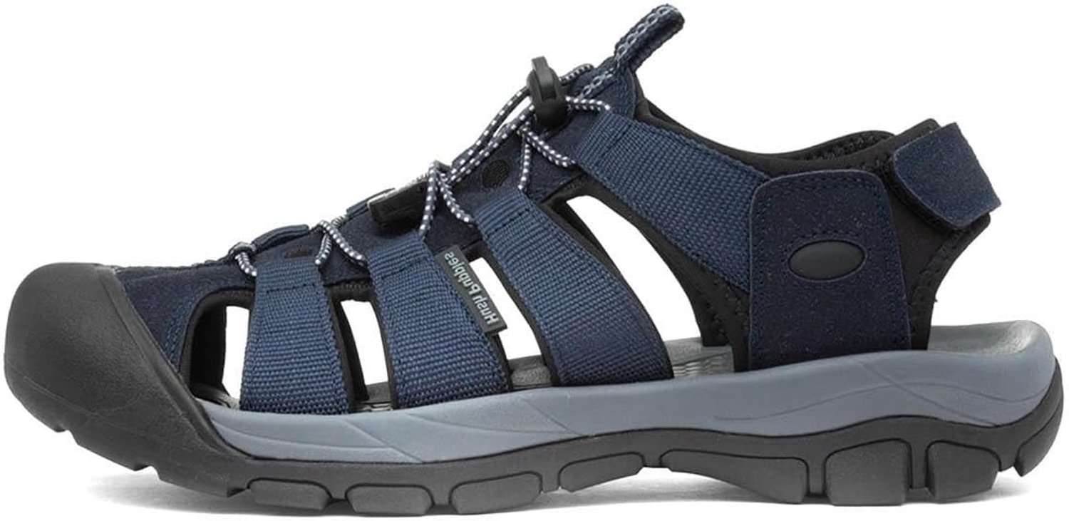 Hush Puppies Peru Heren Sandalen Vegan & Comfortabel Blauw