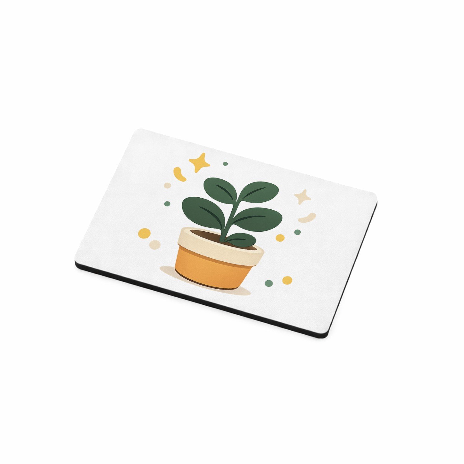 Mr Cadeautjes MDF magnetische fotolijst 7,5 x 5 - design Een vrolijke bedankmok met een kleine, centraal geplaatste i | cadeau Wit