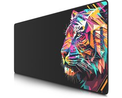 Titanwolf gaming muismat XXL 900 x 400 mm - Colour Tiger - antislip - afwasbaar