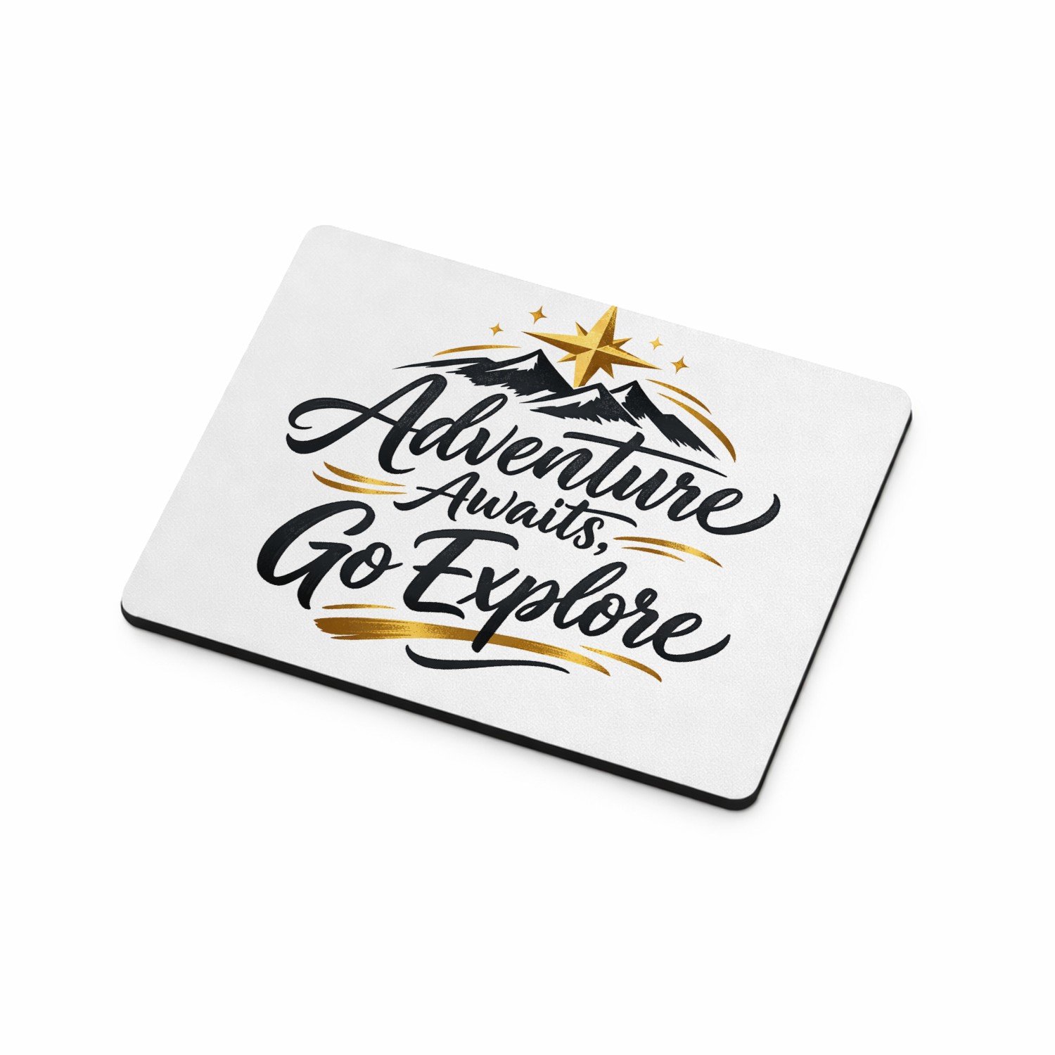 Mr Cadeautjes MDF magnetische fotolijst 9 x 7 - design Een luxe reisquote met een andere natuurlijke ondergrond en | cadeau Wit