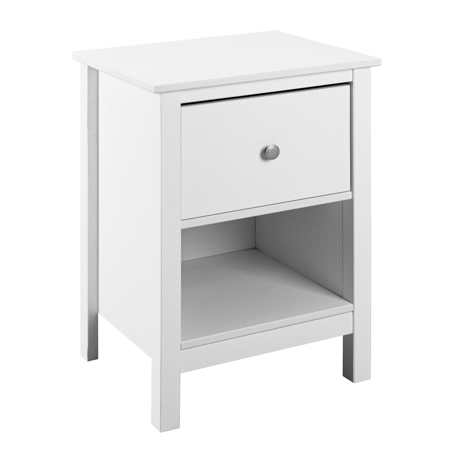 Furnilux Nachtkastje Chilly Home wit massief grenenhout 47x40x66 cm