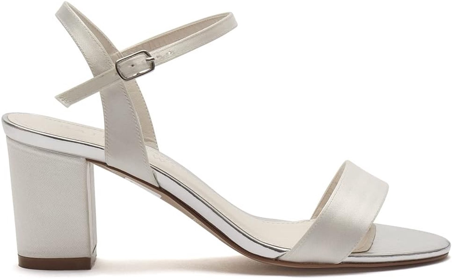 Rainbow Club Margot Bruidsschoenen Elegante Satin Sandalen Ivoor