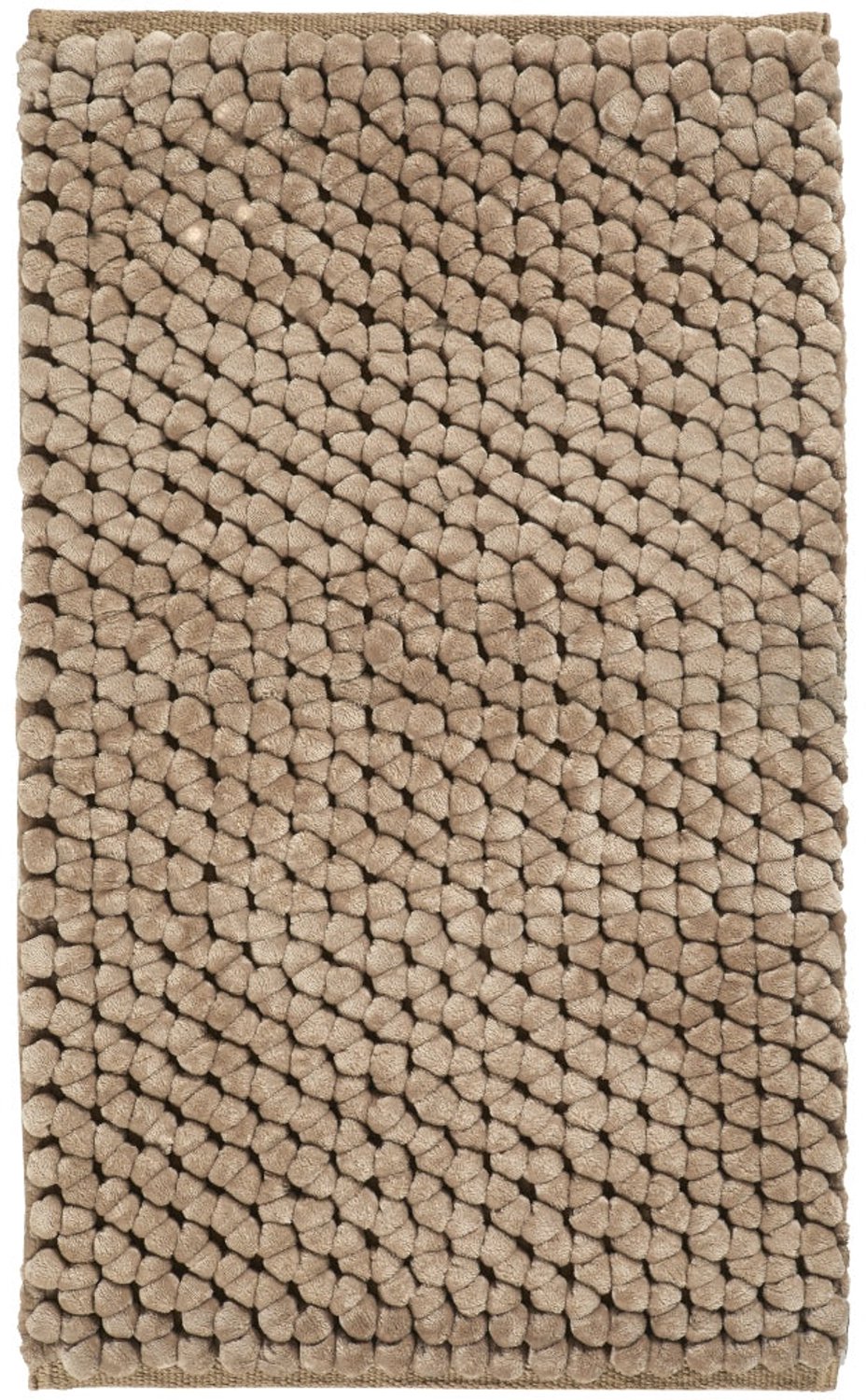 Onyx Badmat Sand | 60 x 100 cm | Beige | Polyester / Katoen