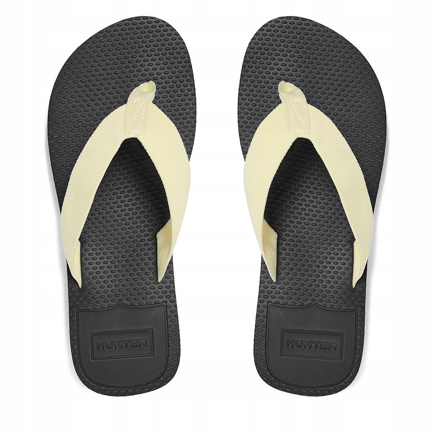 Hunter Dames Slippers Geel - Comfortabele Zomerse Teenslippers