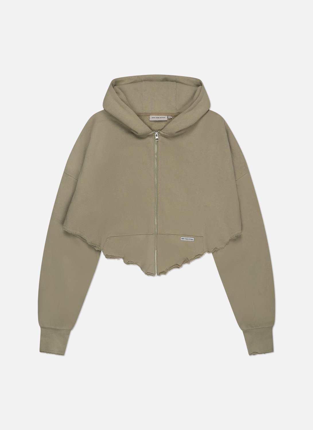 Frayed Edge Cropped Hood
