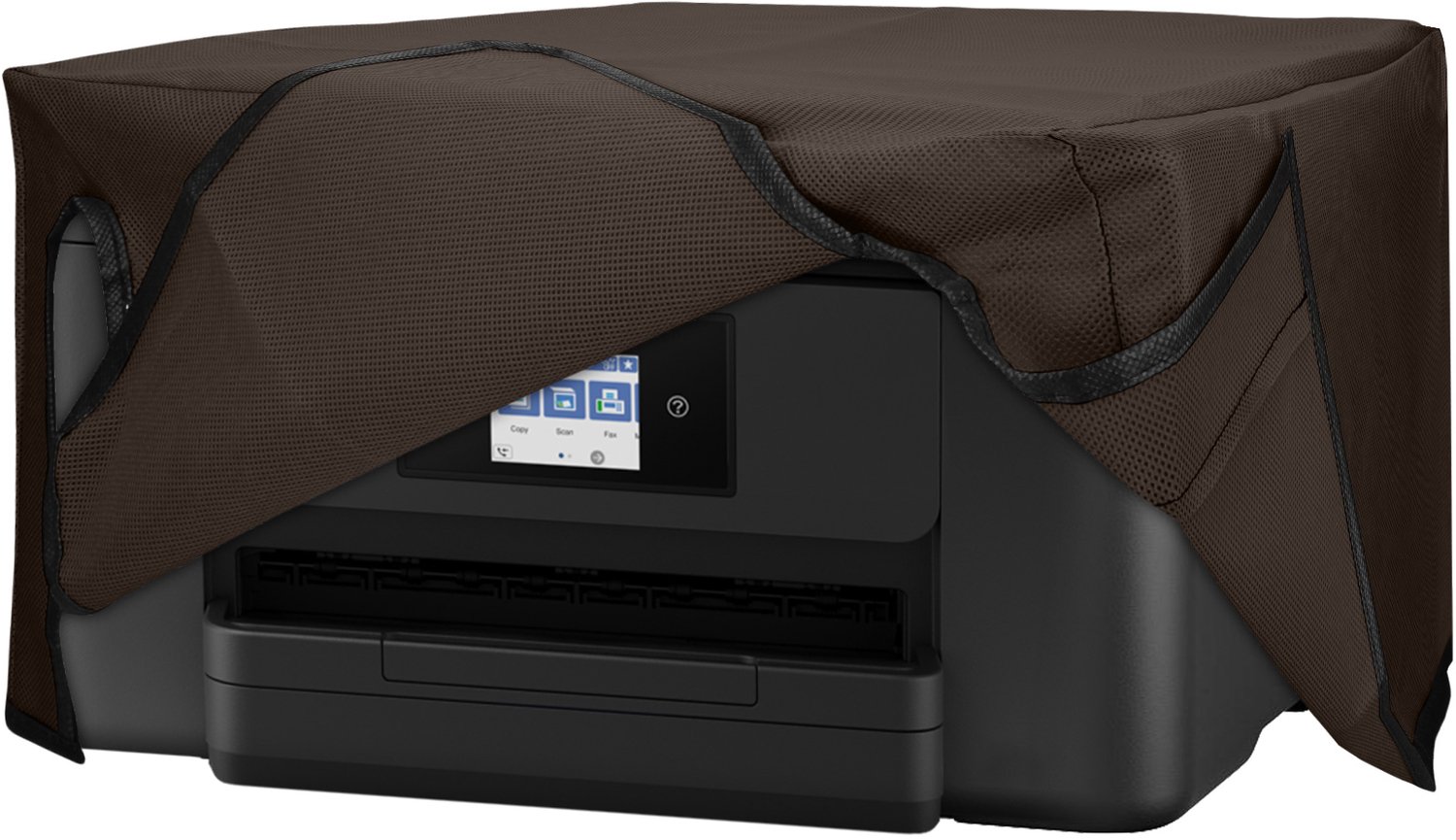 kwmobile hoes geschikt voor Epson Workforce Pro WF-3820 - Beschermhoes voor printer - Stofhoes in chocoladebruin