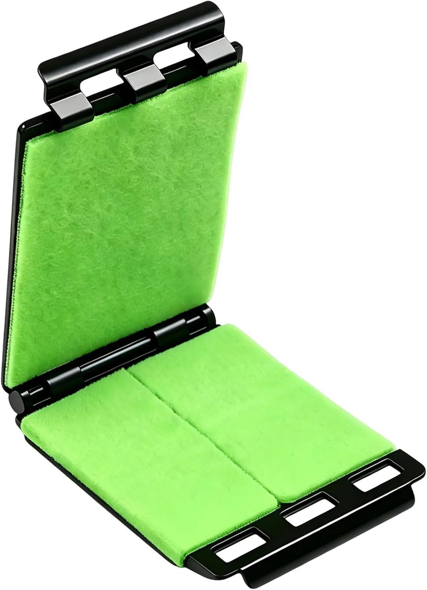 Gitaarreiniger, 360° microvezel snarreiniger gitaar voor snelle reiniging van snaren en toetsenbord, compact met opbergvak