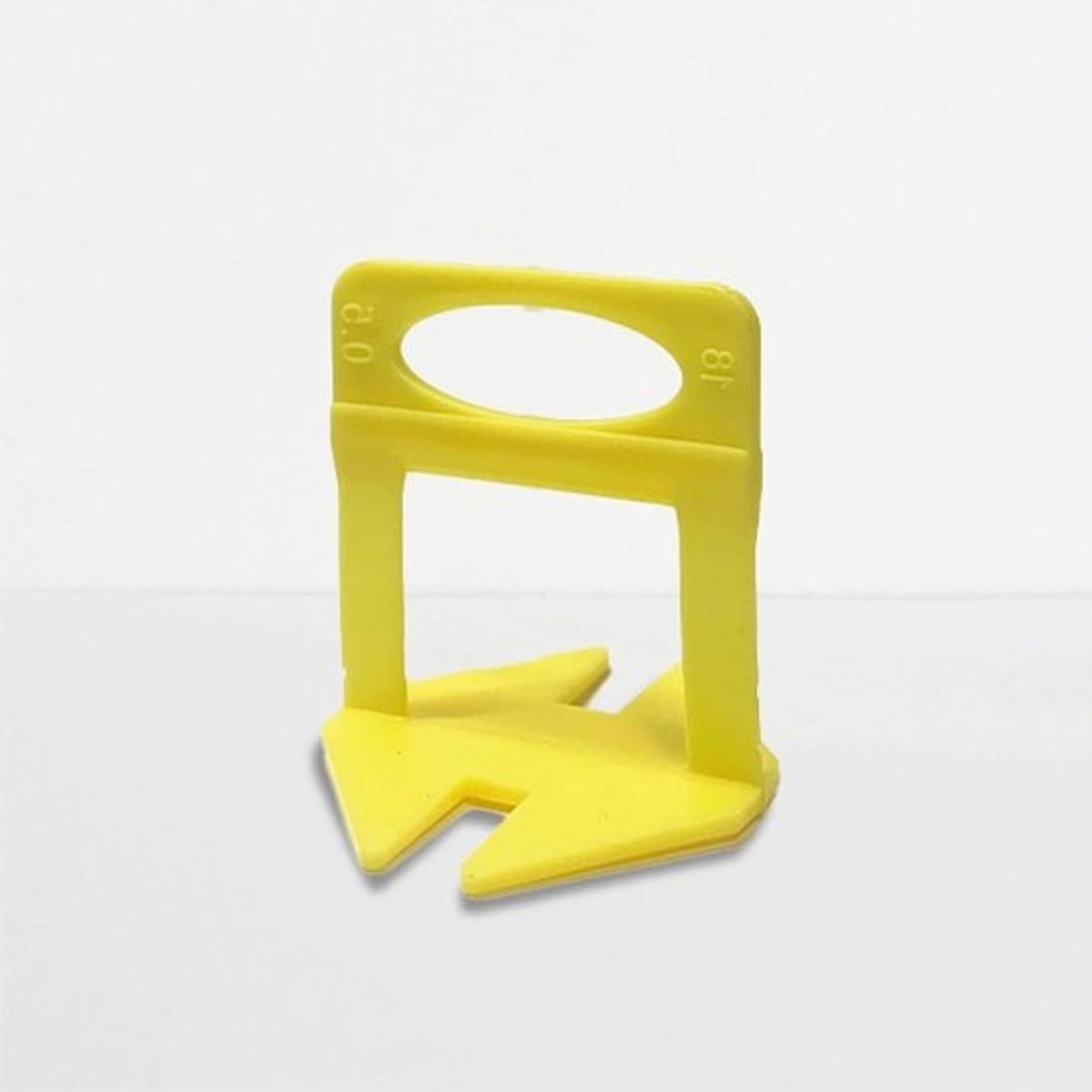 Tegelnivelleringsclips - Tegelafstandhouder Wiggen - Perfect Tegels Leggen - Voeg van 05 mm - 1500 stuks - Geel