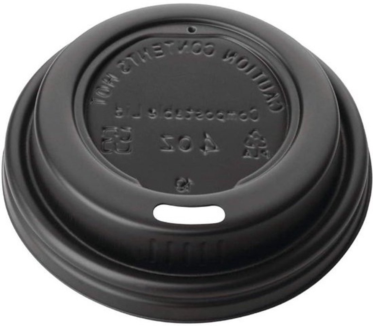 Fiesta Green DY982 Composteerbare Espresso Cup Deksels 113ml/4oz (Pack van 50)