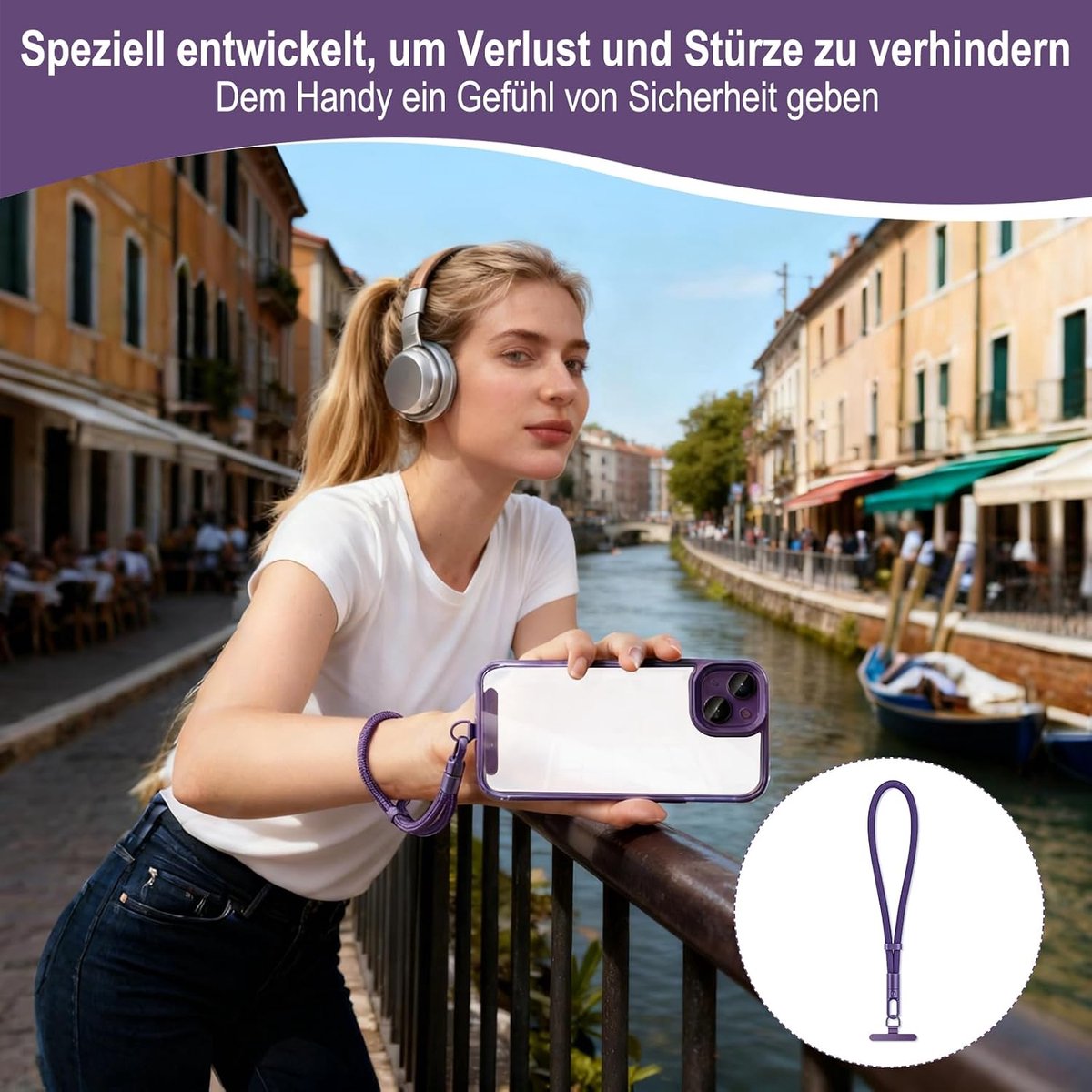 telefoonketting, mini, telefoonband, kort, mobiele telefoonpolsband, verstelbare telefoonketting, polsband, sleutelband, mobiele telefoon, diefstalbeveiliging