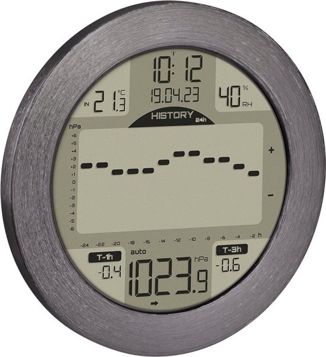 SnelShoppen - TFA Dostmann Maritime Weerstation Meteomar, Barometer met Weersvoorspelling, Ideaal voor Zeilers en Bootbezitters, Grijs, Inclusief Luch