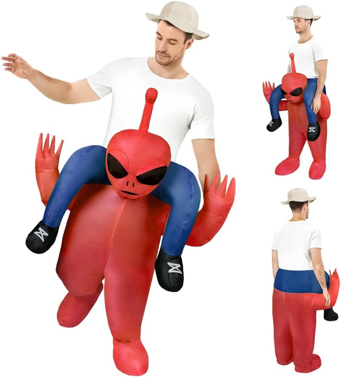kostuum, opblazende verkleedkleding voor volwassenen en kinderen, grappige Halloween-kostuums voor Halloween, cosplay en maskeradefeest