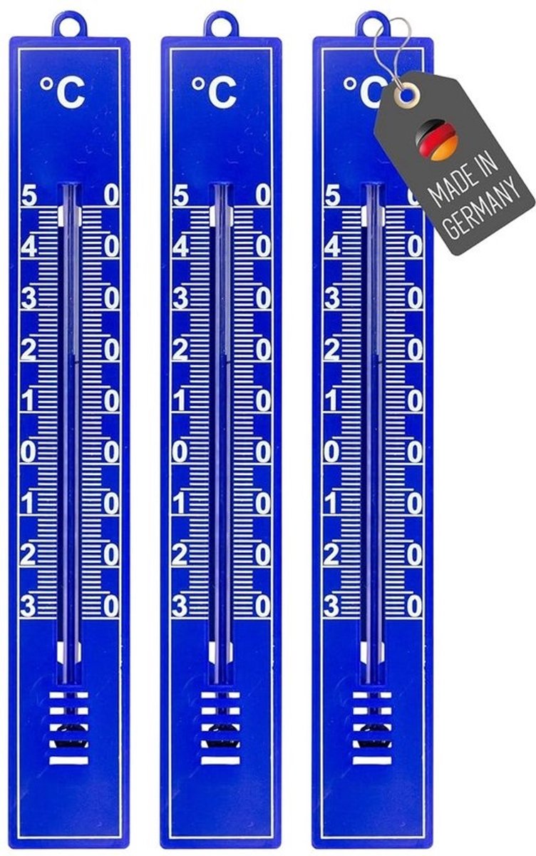 Set van 3 Nauwkeurige Tuinthermometers - Ideaal voor Binnen en Buiten