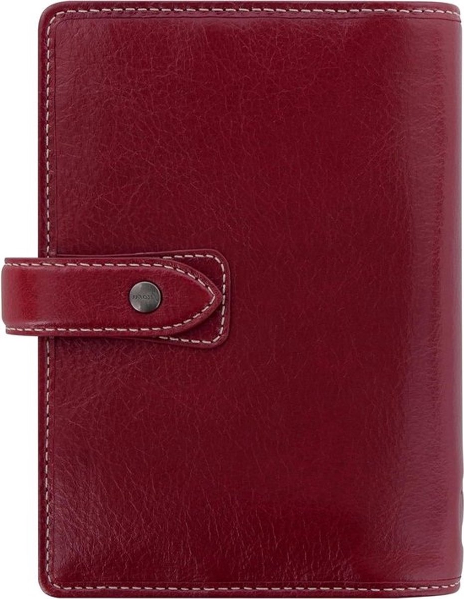 Filofax Organizer Malden - Agenda Planner - Afspraken Plannen - Zacht Buffelleer Vintage - Personal Formaat - Bordeaux