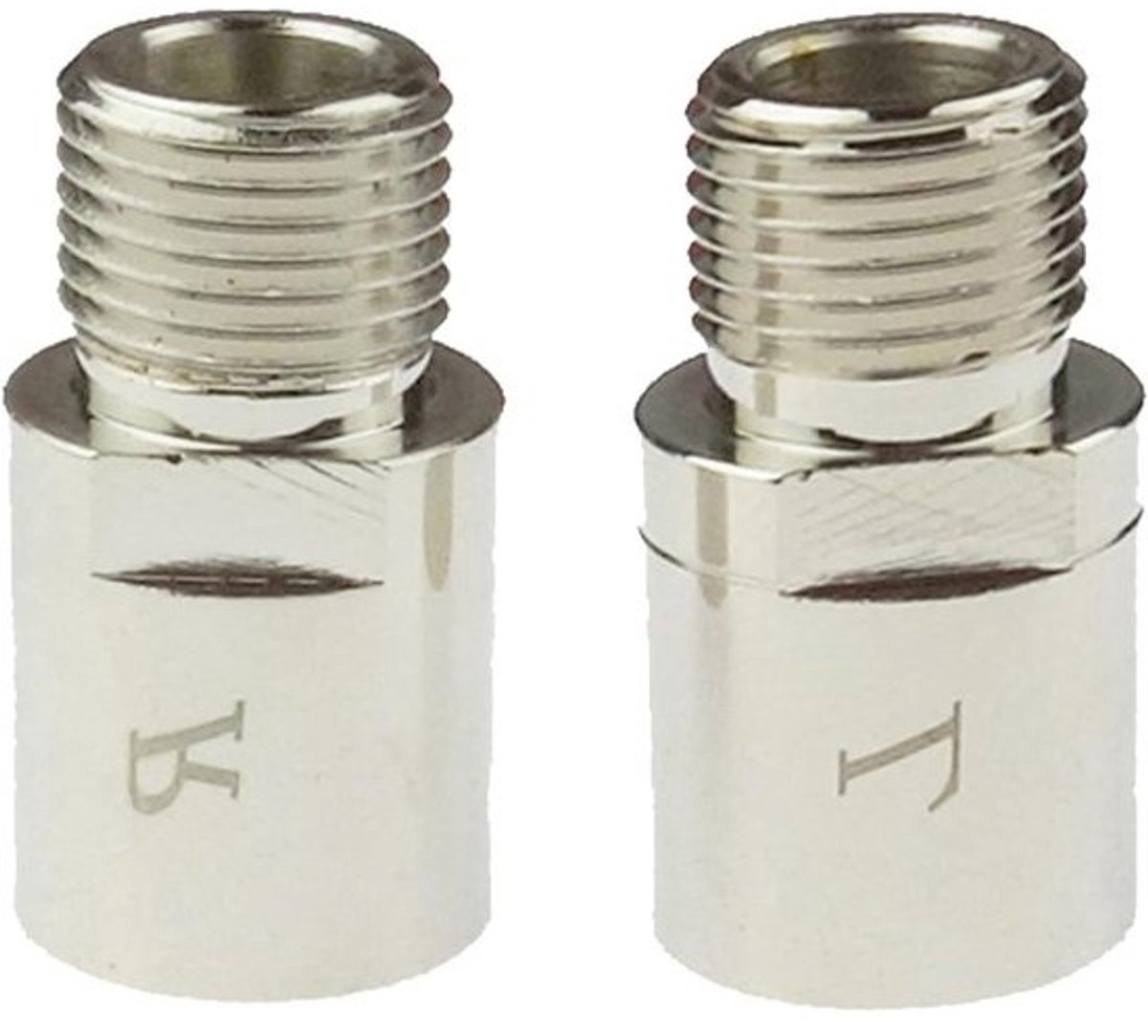 Fiets Pedaal Verlengstukken - Pedaal Adapters - Fietsen Comfort - Verlengt 20mm - 9/16 Spindel - Zilver